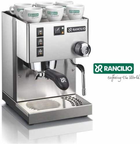 Rancilio Silvia Espresso Coffee Machine, Electronic control, Steam nozzle, Drip Tray Grid (14kgs)