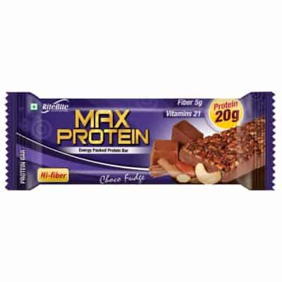 RiteBite Max Protein Choco Fudge Bar - 450g