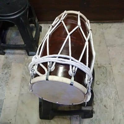 Sai Musical Professional Dholak With Rope For Orchestra