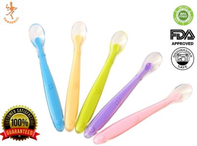 Sanskriti Premium Products Baby BPA-free Feeding Spoons