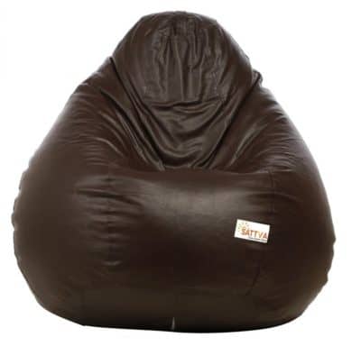 Sattva XXXL Bean Bag without Beans (Brown/Red)