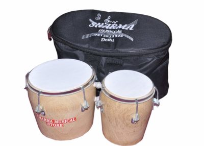 Sharma Musical Store Wooden Bongo With Bag