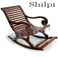 Shilpi Wooden Rocking Chair 
