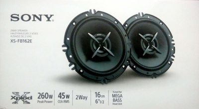 Sony Mega Bass XS-FB162E 6.5-inch Speakers