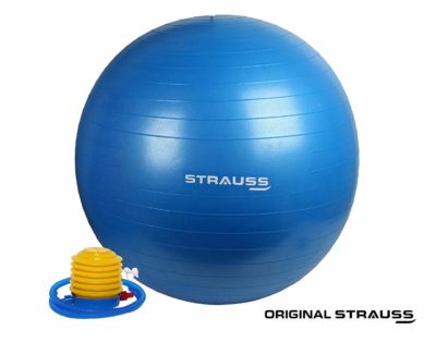 Strauss Anti Burst Gym Ball with foot pump