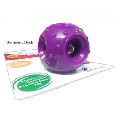Super Dog Rubber Hole Ball Toy