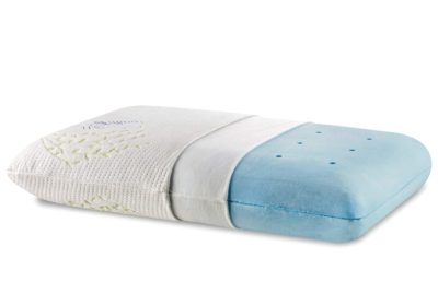 The White Willow Orthopedic Memory Foam Cooling Gel Pillow