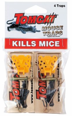 Tomcat wooden mouse traps, 4-pack