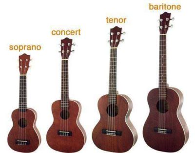 Types of ukulele