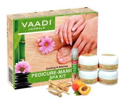 Vaadi Herbals Refreshing and Soothing Pedicure and Manicure SPA Kit