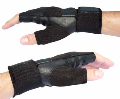 Xfinity Fitness Weight Lifting Gym Wrist Support Fingerless Gloves