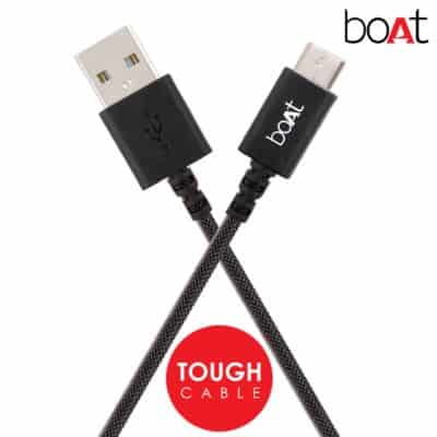 boAt A400 USB Type-C to USB-A 2.0 Male Data Cable